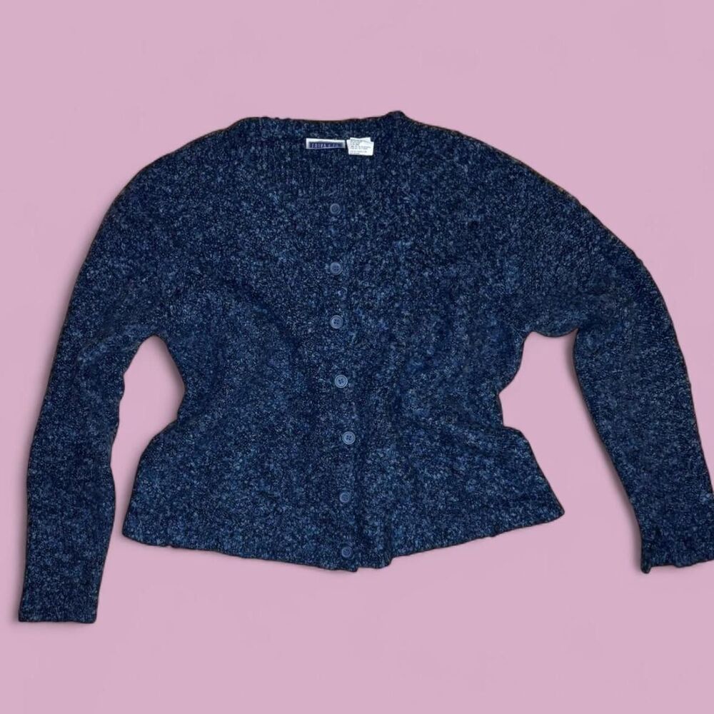 Erika-co Women's Blue and Navy Cardigan